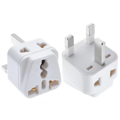 China AC 100-240V Residential/General Purpose Universal Converter UK To EU Euro European Adapter Plug White UK Travel Plug Adapter Conversion Plug With CE RoHS for sale