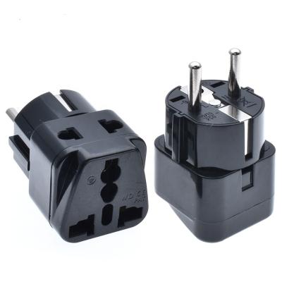 China Travel Adapter US/EU/AU/UK Residential/General Purpose Universal Plug 1 to 2 to Germany France Power Socket Splitter Socket Adapter Charger for sale