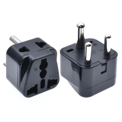 China Residential / General Purpose US EU AU To South Africa India 3 Pin AC Power Plug Converter Type M Travel Adapter Charger for sale