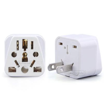 China Residential/Multi-Purpose Universal Japan America 2 in 1 EU AU UK to Canada Thailand Electric Power Charger Convert USA Travel Adapter Plug Socket Type for sale