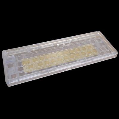 China Custom Industrial Equipment 65% Brass Aluminum 60% Acrylic Keyboard Parts CNC Machining Mechanical Keyboard Case for sale