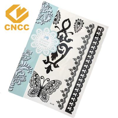 China Temporary Tattoo Sticker Sexy Body Transfer Water Lace Butterfly Tattoo Stickers for sale