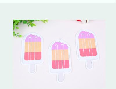 China beach & Various Holiday Scents Hanging Car Air Freshener Ice Cream Paper Freshener for sale