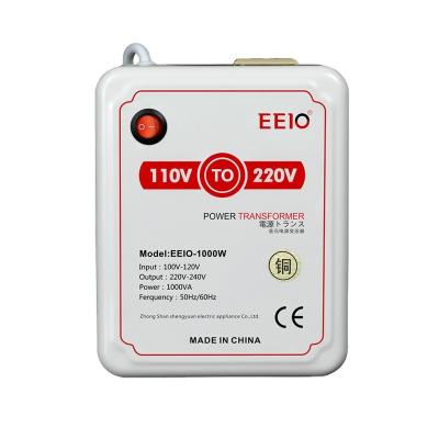 China Power EEIO Voltage Converter 110v To 220V 1000W For Import Electric Appliance for sale