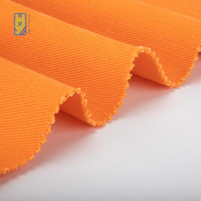 China Hot Selling 7x7 Soft 330gsm Peachskin Dyed 100% Cotton Drill Twill Fabric For Pants And Trousers for sale