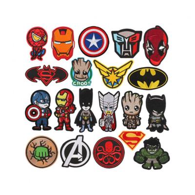 China Hot Sale 3D Hero Figure Custom Personalized Embroidery Self Adhesive Patch For Apparel for sale