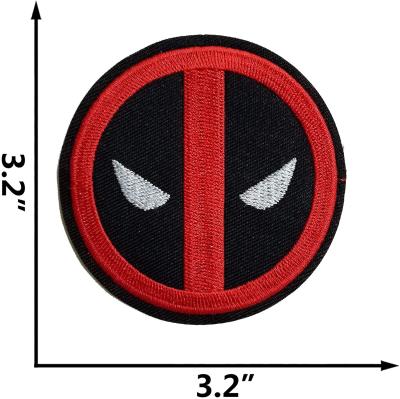 China Iron On Patches Spider Man Superhero Embroidered Patch For Boys Kids Clothes Customized Logo Embroidered Patch Making for sale