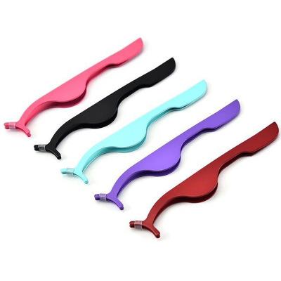 China Free Style Eyelash Applicator Eyelash Tweezers Customized Lashes Factory Lassh Tweezers for sale