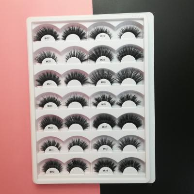 China Long Natural 5d Mink Lashes Flag Eyelash Vendors Best Mink Lashes 25mm Mink Lashes for sale