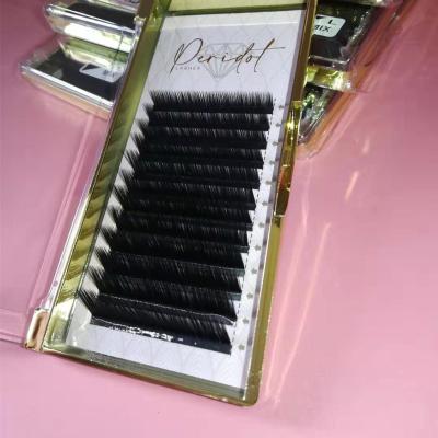 China Private Label Korea Mink Lint Extension Supplies Soft Volume Lashes Extension for sale