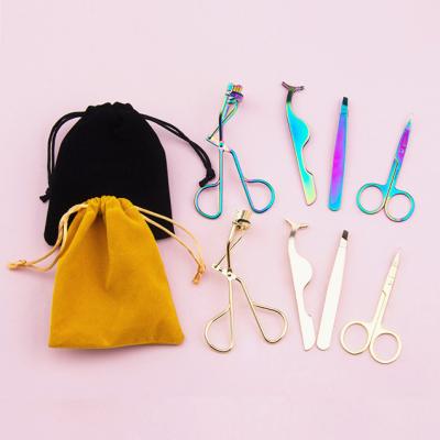 China Free Style Private Label Wick Applicator Tweezer Scissors 4 in 1 Bag Wick Applicator for sale