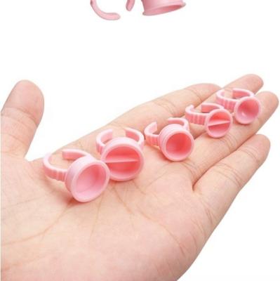 China Glue Holder Glue Ring For Eyelash Fan Easy Glue Rings Wick Glue Ring for sale