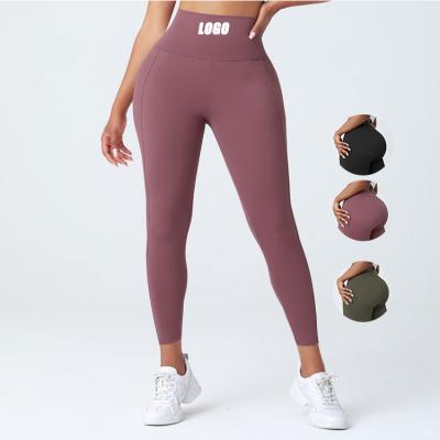 China 2021 Breathable High Waist Tummy Control Fitness Workout Wholesale Slimming Sport Use Women Yoga Leggings for sale