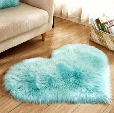 China 2020 Stain Resistant Shaggy Sheep Skin Soft Faux Fur Blanket Top Selling 100% Polyester Carpet for sale