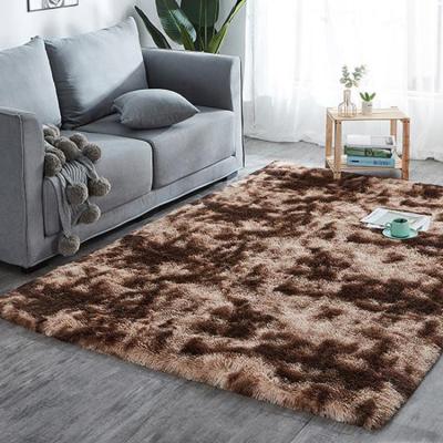 China Soft Silky Smooth Synthetic Rug Anti-Slip Anti-Slip Blanket For Bedroom Shaggy Area Rug for sale