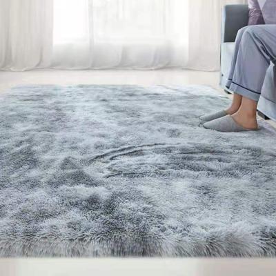 China Factory supply Eco-friendly.washable soft fluffy rugs for living room Shaggy Carpet Floor Rugs Bathroom rug for sale