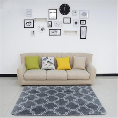 China Large Printing 3d Living Room Diamond Anti-Slip Carpet Plush Fluffy Blanket for sale