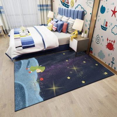 China Washable Shinning Night Star New Carpet and Blankets for Sale Kids Carpet 3D Carpet for sale