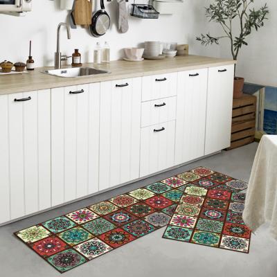 China 3D Rug Kitchen Washable Rug Carved Washable Carpet And Rug Kitchen Runner Cover for sale