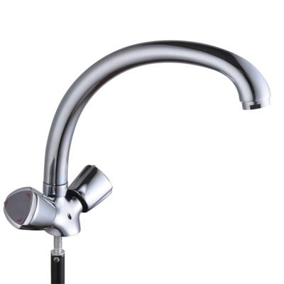 China Hot And Cold Steel Basin Faucet Manufacturers Thermostatic Faucets Wholesale Single-hole Wire Drawing Cabinet Bathroom Toilet Water Faucet for sale