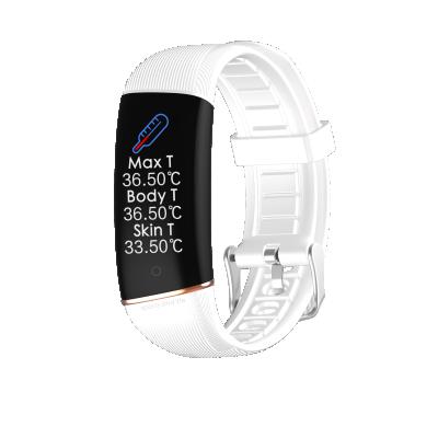 China Multi-Language Touch Screen Factory Supply Heart Rate Blood Pressure Smart Watch Body Temperature E98S for sale