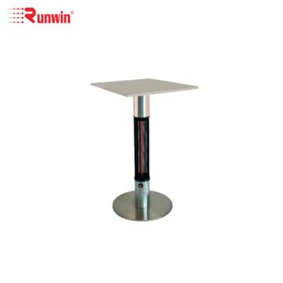 China Outdoor Infrared Central Electric Heater Table Patio Vertical With Square Bar Table for sale