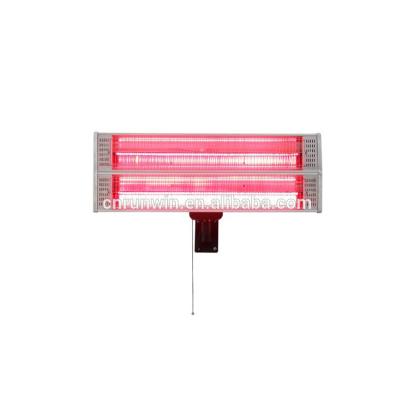 China Electric Wall Mounted Halogen Balcony Flame Patio Stored Infrared Heater for sale