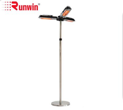 China Electric Fan Heater Halogen Outdoor Patio Umbrella Fan Porterable Heater for sale