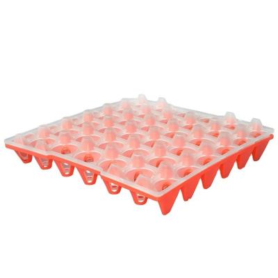 China Cheap Plastic Holes Cardboard Egg Tray Farm Chicken Farm Chicken Egg Tray Plastic Egg Holder For Sale for sale