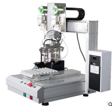 China XHL-H551S desktop 3-Axis double head automatic soldering machine for sale