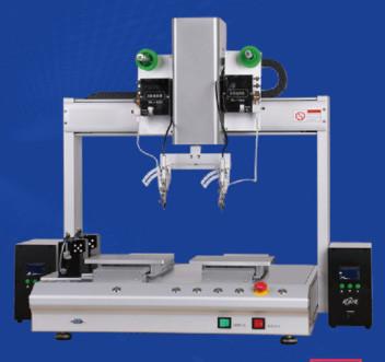 China XHL-H6331S Desktop Double Station Double Head Automatic Soldering Machine for sale