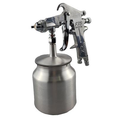 China 18-23CM Tools F-75 Air Spray Gun Furniture Paint Sprayer High Atomization Pneumatic Auto Paint Spray Gun For Car Painting for sale