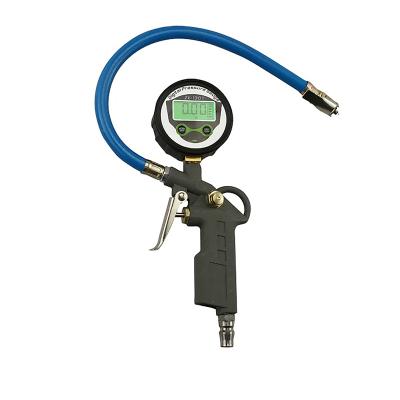 China Eco-friendly High Pressure Tire Meter Display Tire Pressure Gun For Inflation Gun Air Pressure Gauge for sale