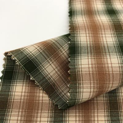 China [GCS1594] Instock 75%Polyester 25%Rayon Small Viable Plaid Fabric For Shirt Uniform Skirt for sale