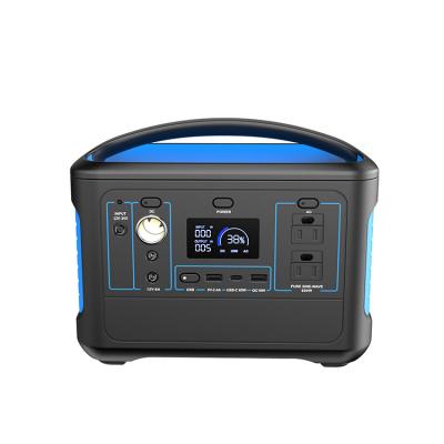 China Portable Backup AC Inverter Lithium Battery 1000W Backup Power Station 220Wh Wireless Charging Solar Generator for sale