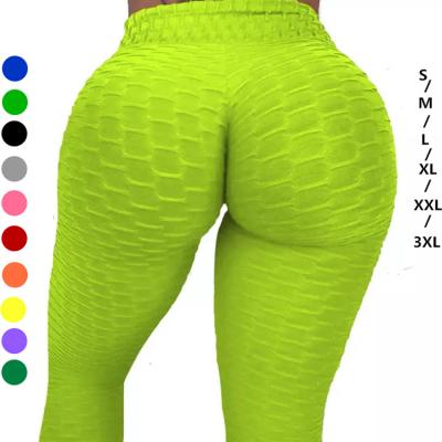 China Breathable Women Butt Lift Up High Waisted Cellulite Leggings Booty Tights Sports Fitness Workout Crack! crack! of anti for sale