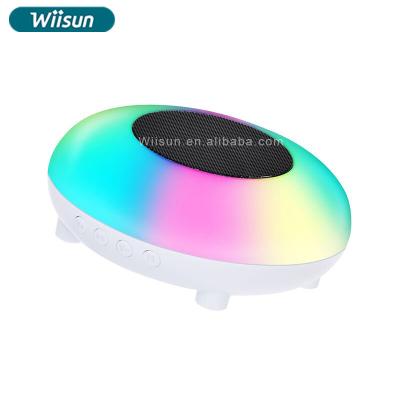 China Wireless Speaker A8 Fashion LED Tooth Stereo Sound Blue Wireless Speaker RGB Colorful Subwoofer Led Portable Music Sound For Party for sale