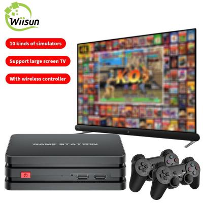 China ABS M8 Plus Wireless Game Box 32/64GB 10000 Games 2.4G Gamepad TV Retro Video Game Console For Nes/PS1 for sale