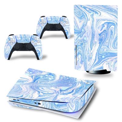 China Customized Environmental Friendly Classic Controller Skin Vinyl Console Cover Full Peel Stickers For PS5 Playstation 5 for sale