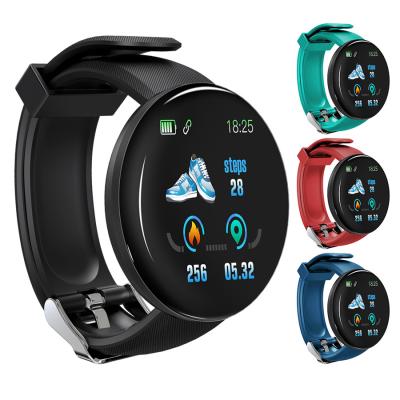 China D18 Touch Screen Sports Fitness Men Wireless Digital Wrist Smart Watch For iPhone Android for sale