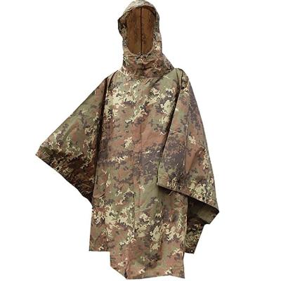 China Waterproof Multi Purpose Jacket Men Outdoor Rain Coat To Use As Military Tarp for sale