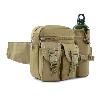 China Multifunctional Water Proof NaturGuard Military Waist Bag With Water Bottle Holder In Buckle Closure for sale