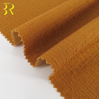 China 2021 Sustainable Popular 97%T 3%N Jacquard Jersey Knit Cotton Crepe Fabric for sale