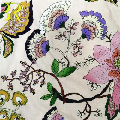 China 2021 Hot Sale High Quality Viable Beautiful Flower Designs Spandex Rayon Fabric Digital Printing For Arabic Dresses for sale