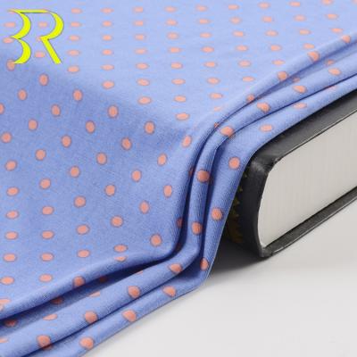 China Sustainable Anti Bacterial Cool Feeling Eco-friendly Knitted Lenzing Modal Spandex Micro Dots Printing Fabric For Underwear for sale