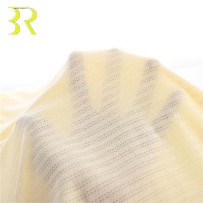 China Breathable Super Soft Thin Nylon Bamboo Jacquard Fabric Anti-bacteria 135Gsm Mesh Fabric Organic Baby Clothing For Shirt for sale