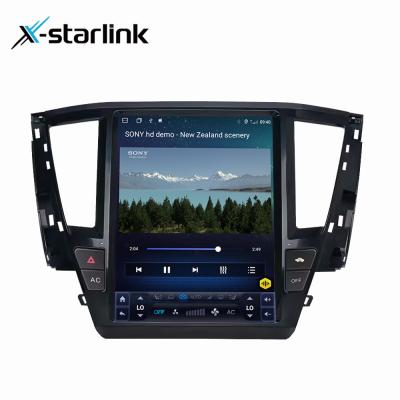 China Mitsubishi Pajero Car Wireless Charger Stereo Radio With GPS Navigation Car Audio for sale