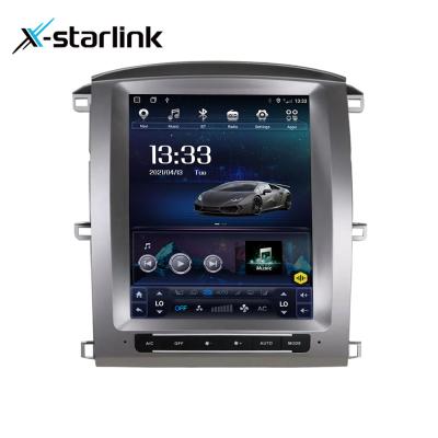 China Tesla Vertical Screen Android Car Radio Multimedia 12.1in For Toyota LC100 2002-2007 for sale