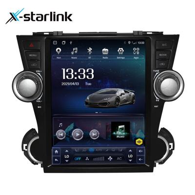 China 12.1 Inch Tesla Style Android Auto Stereo GPS For 12.1 Toyota HIghlander 2011-2015 for sale