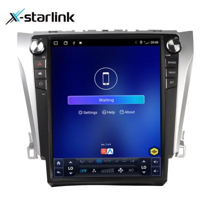 China Auto GPS Android Stereo Radio Player 12,1in IPS vertikaler Bildschirm für Toyota Camry 2012-2017 zu verkaufen